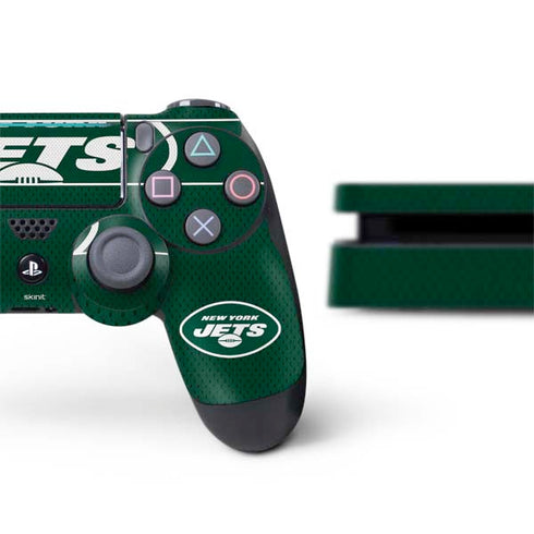 NFL New York Jets Zone Block PS4 Slim Bundle Skin